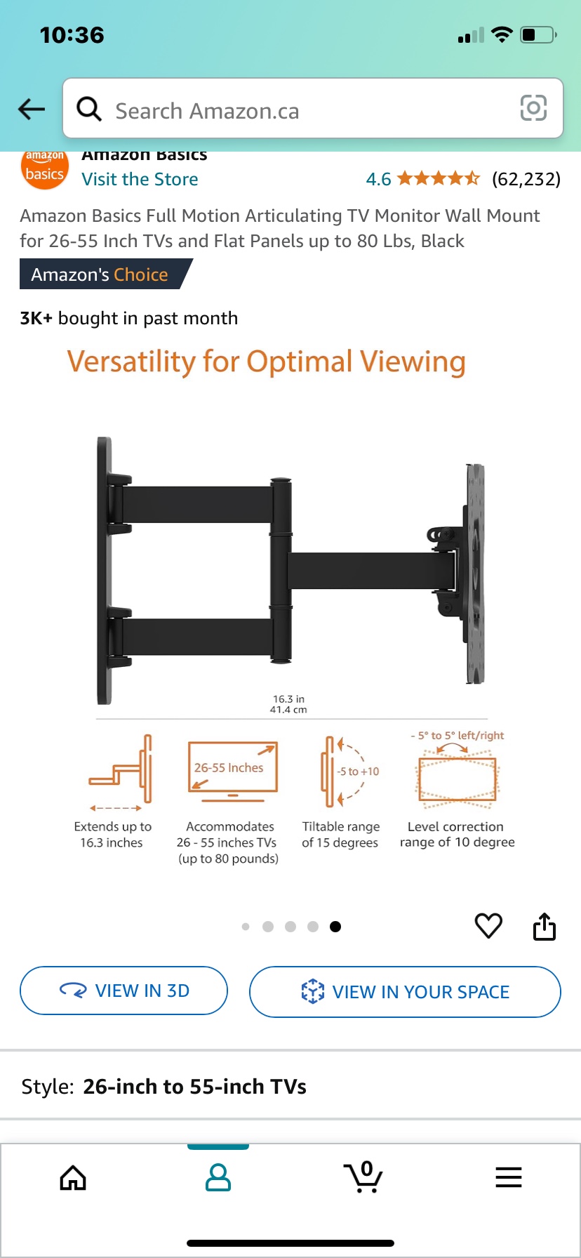 Tv wall mount - photo 5