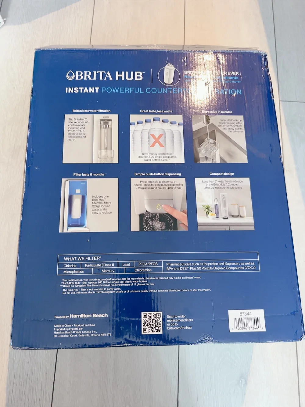 Brita Hub Compact Electric Water Purifier Filtration System image indicator(7)