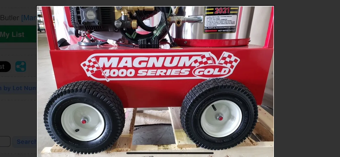 Magnum 4000 Series Gold Gas Pressure Washer image indicator(2)