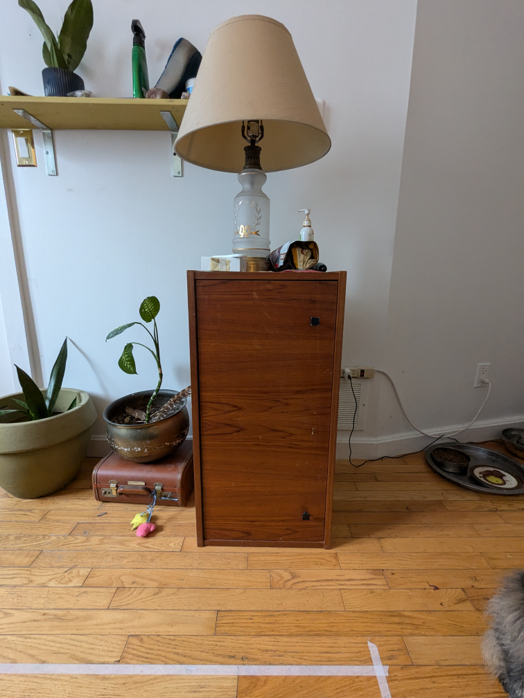 Teak cabinet