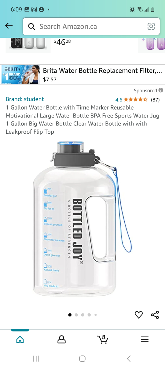 Bottled Joy 1 Gallon Water Bottle - photo 4