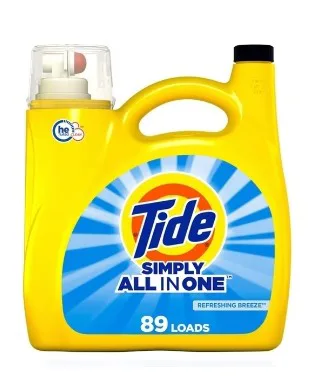 Tide Simply All-in-One Laundry Detergent 89 Loads thumbnail