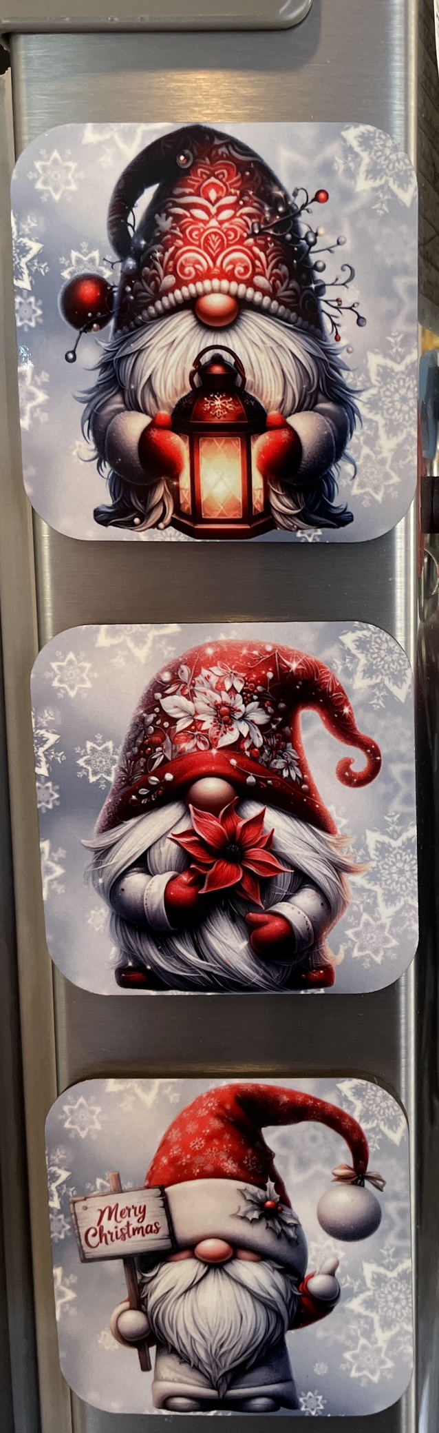 Christmas Gnome Fridge Magnets - photo 2