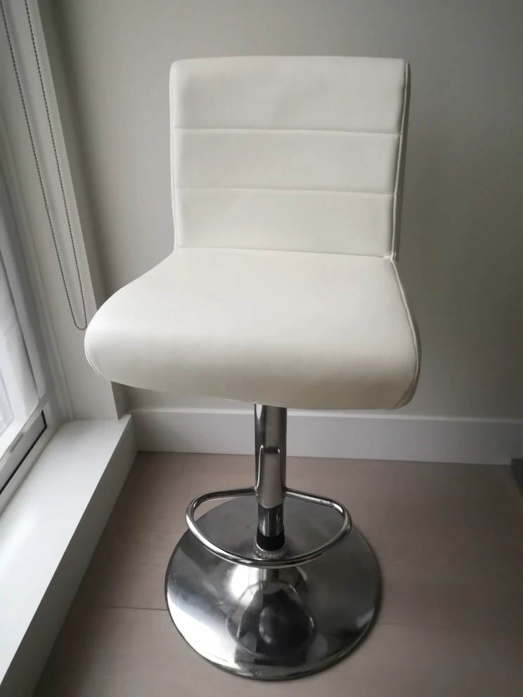 White Bar Stool - photo 3