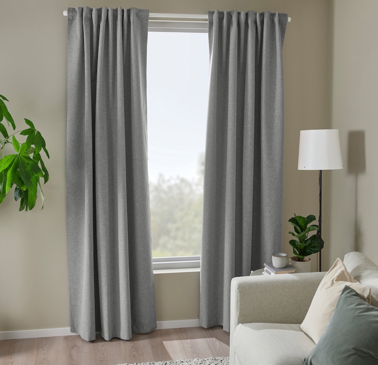 Grey Blackout Curtains