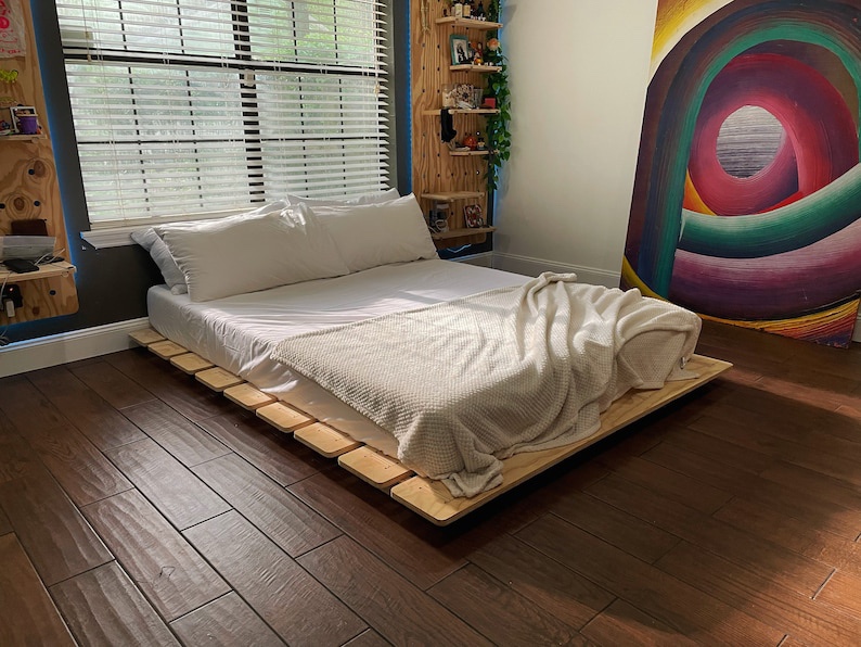 Full Size Wooden Platform Bed Frame