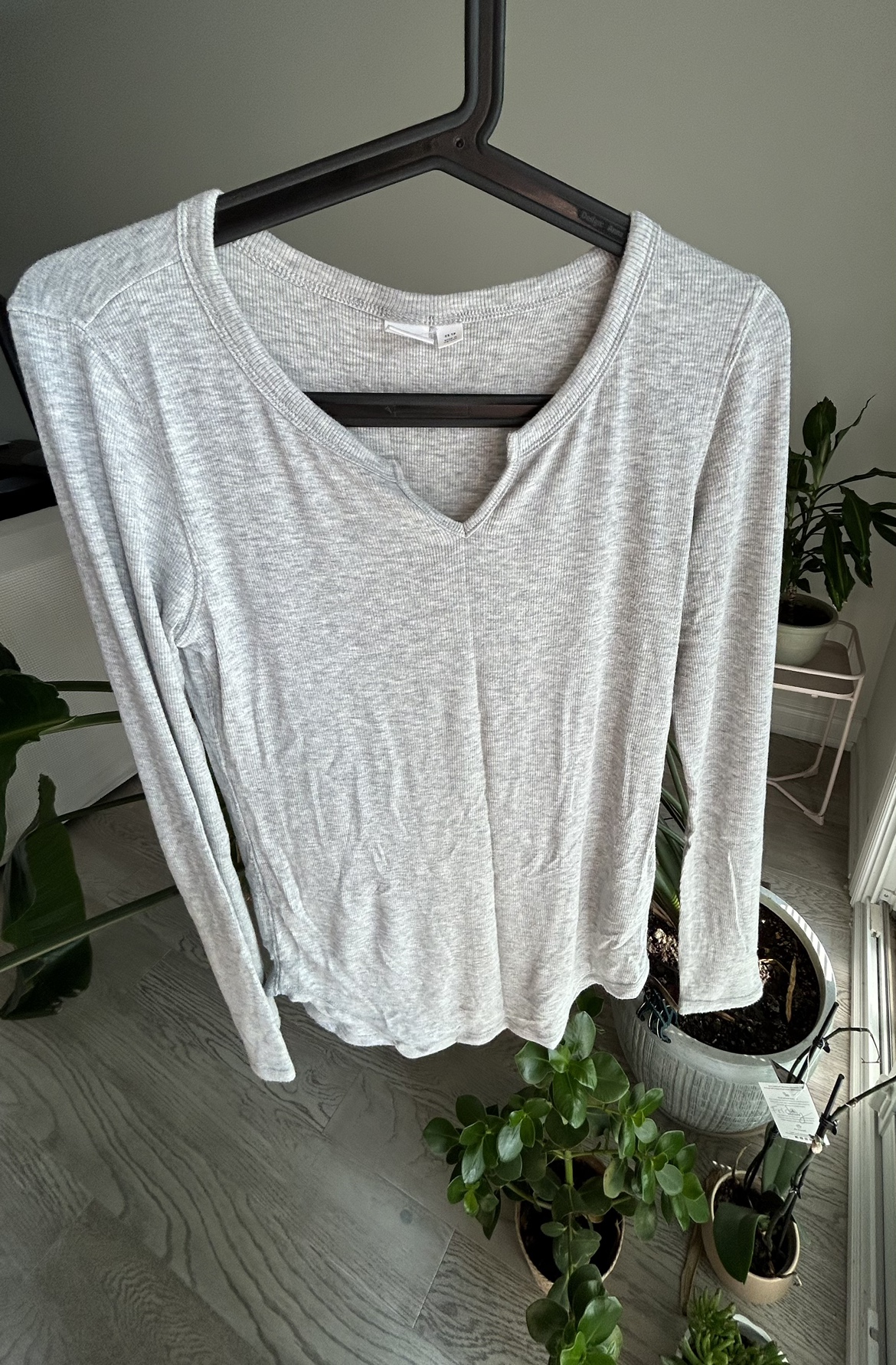 Gap Grey Long Sleeve Shirt - photo 5