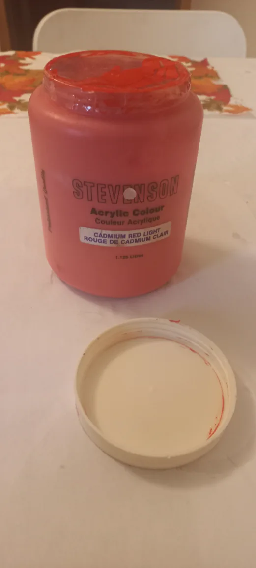 Two Tubes of Stevenson Acrylic Paint image indicator(2)
