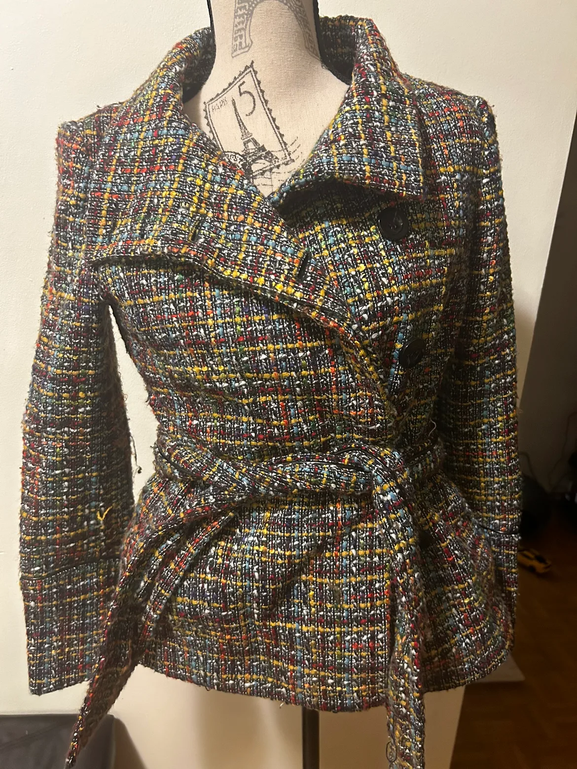 Zara tweed jacket thumbnail