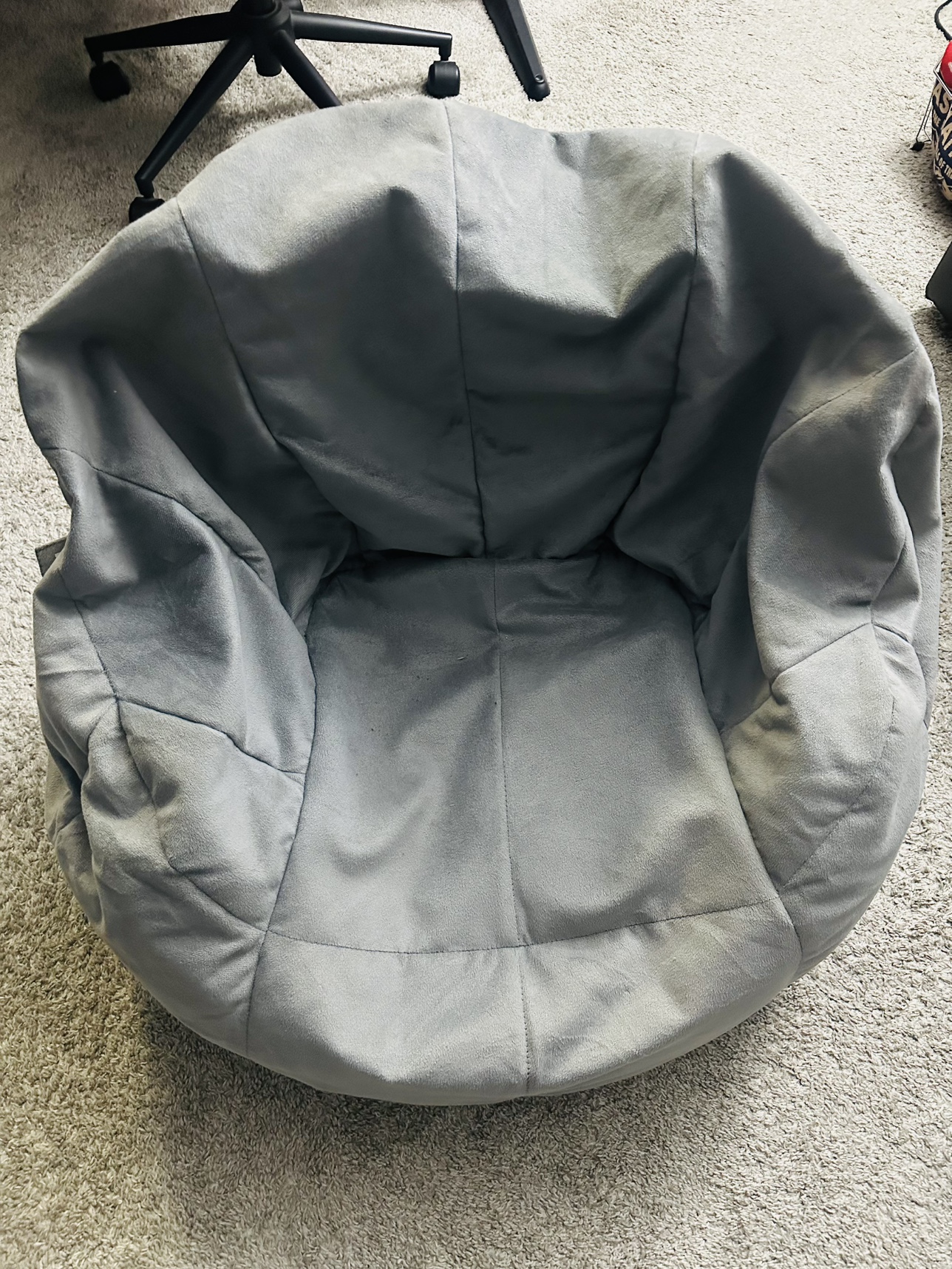 Gray Bean Bag Chair