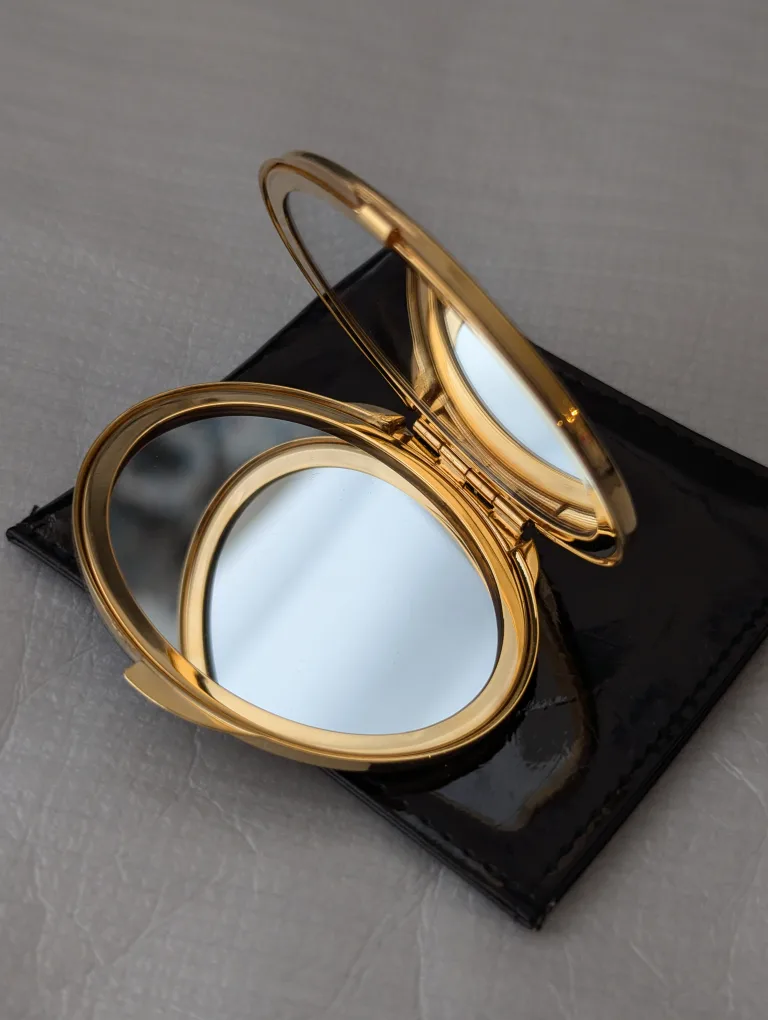 Vintage Compact Mirror image indicator(3)