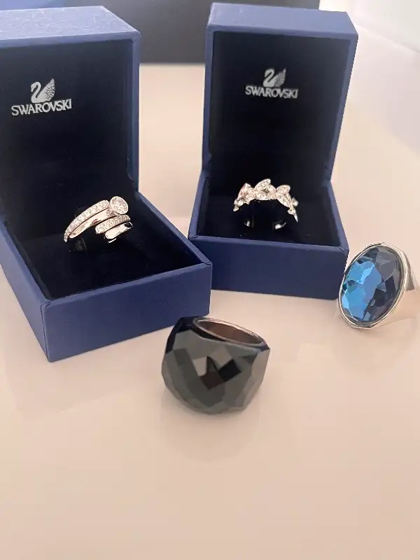 Swarovski rings size 5