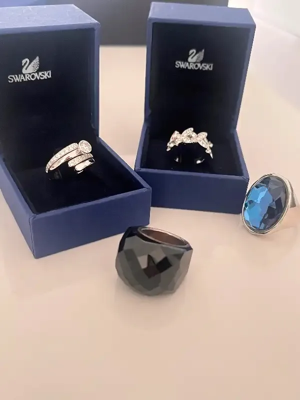 Swarovski rings size 5 thumbnail