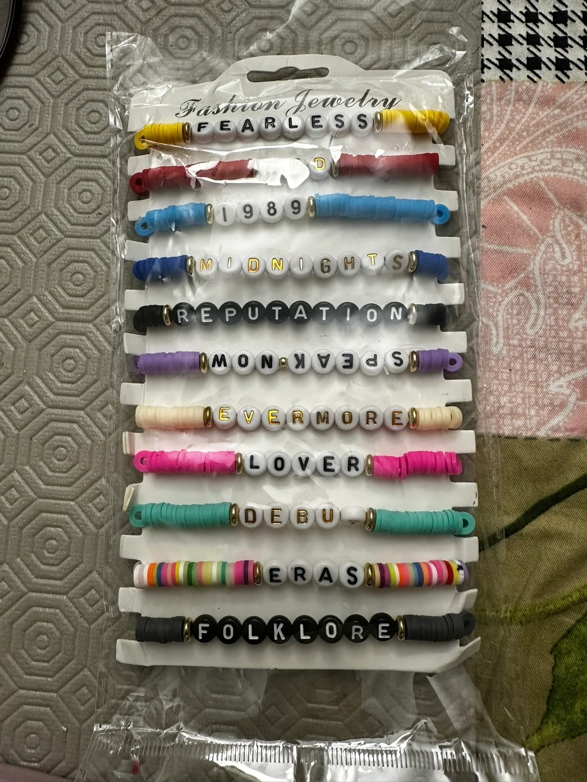 Taylor Swift Album Title Bracelets image indicator(2)