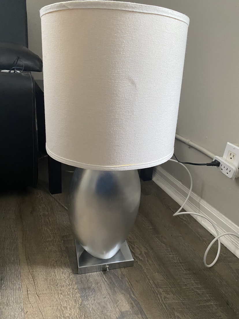 Silver Table Lamp - photo 3
