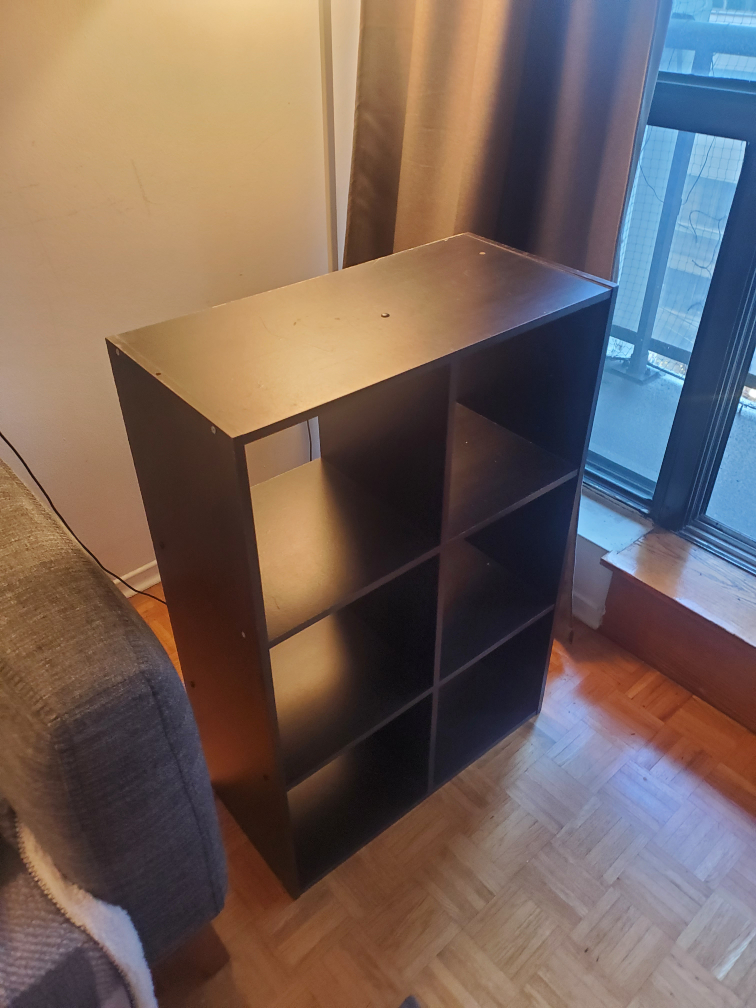 Black Cube Storage Shelf - photo 2