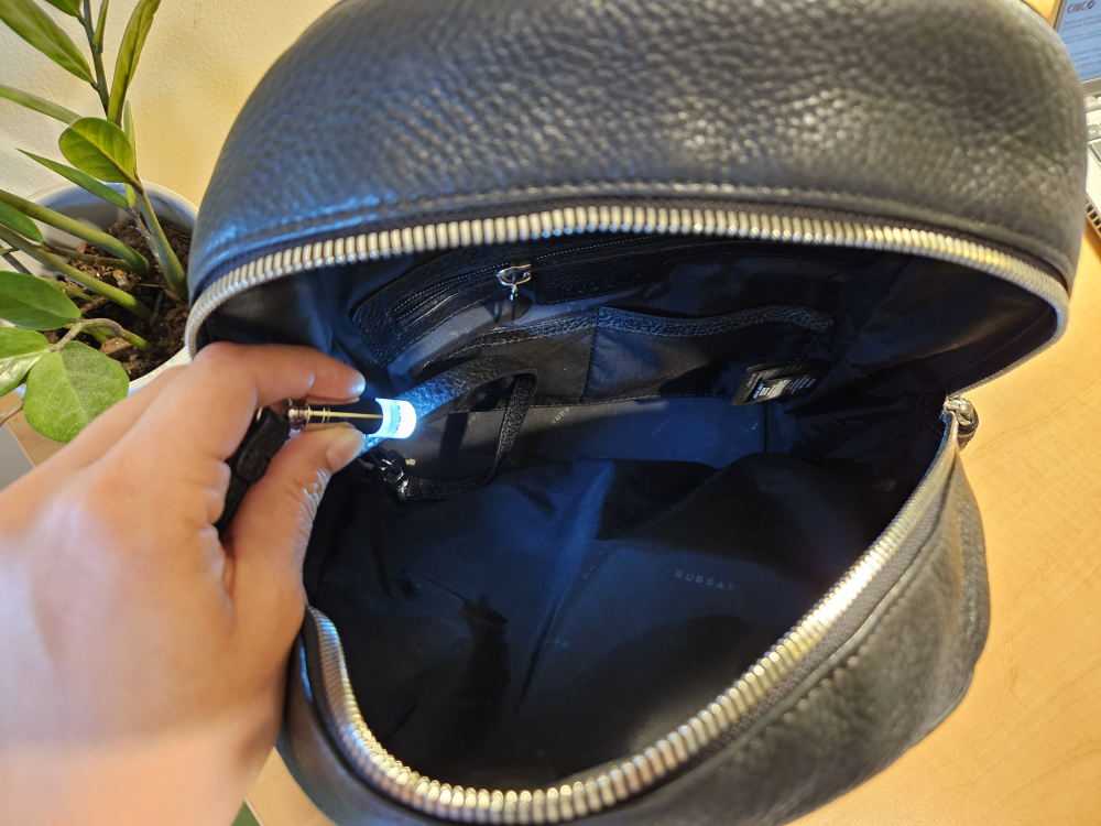 RUDSAK Black Leather Backpack - photo 2