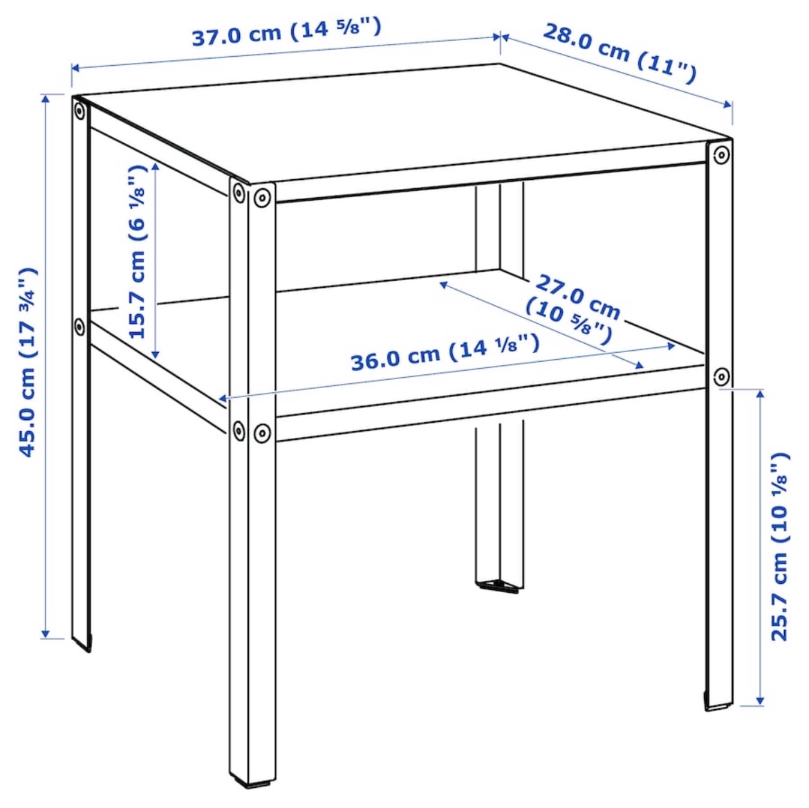 IKEA KNARREVIK side table - photo 2