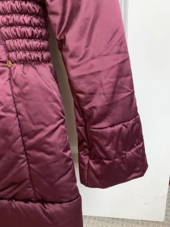 Miss Sixty Burgundy Puffer Jacket Size 4 Years image indicator(6)