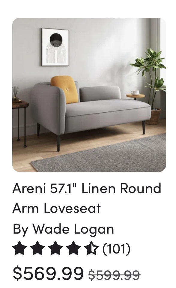 Areni Loveseat