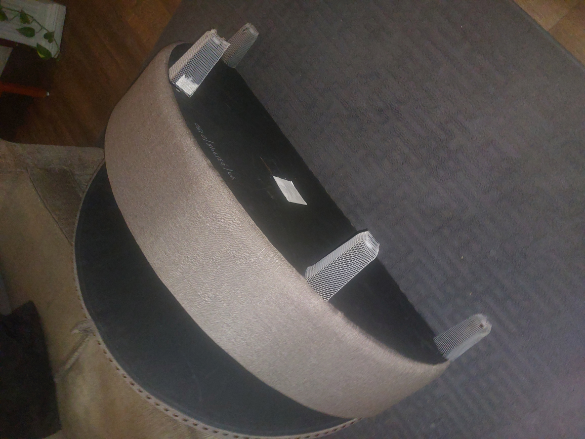 Half-moon Storage Ottoman - photo 4