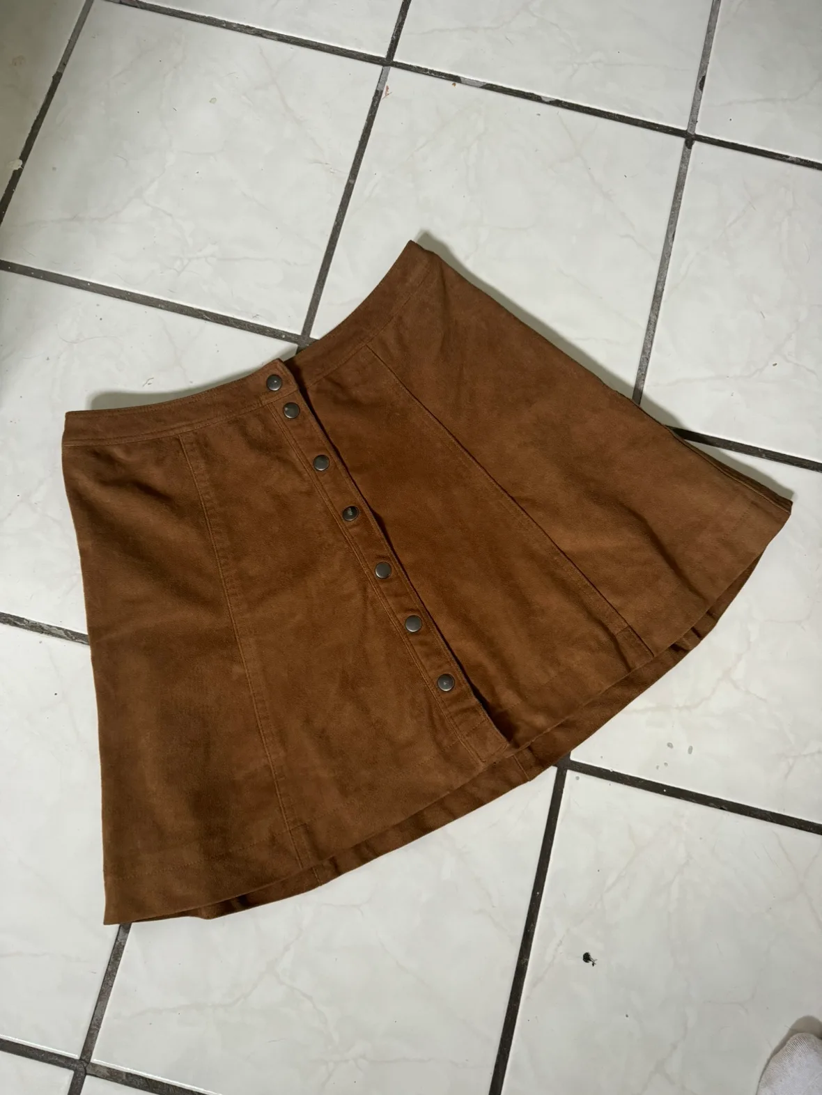 Abercrombie & Fitch Suede Skirt thumbnail
