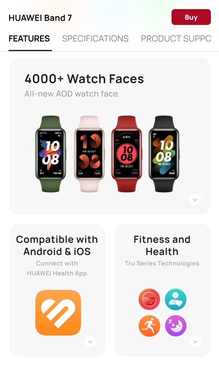Huawei Band 7 Smartwatch image indicator(3)