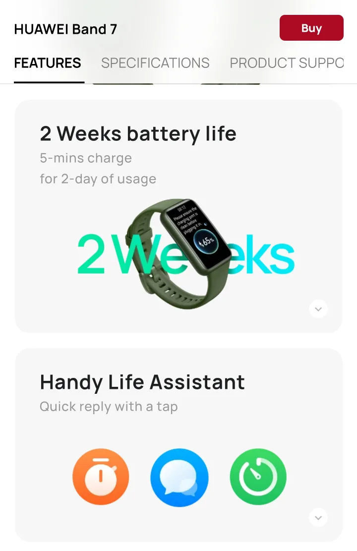 Huawei Band 7 Smartwatch image indicator(8)