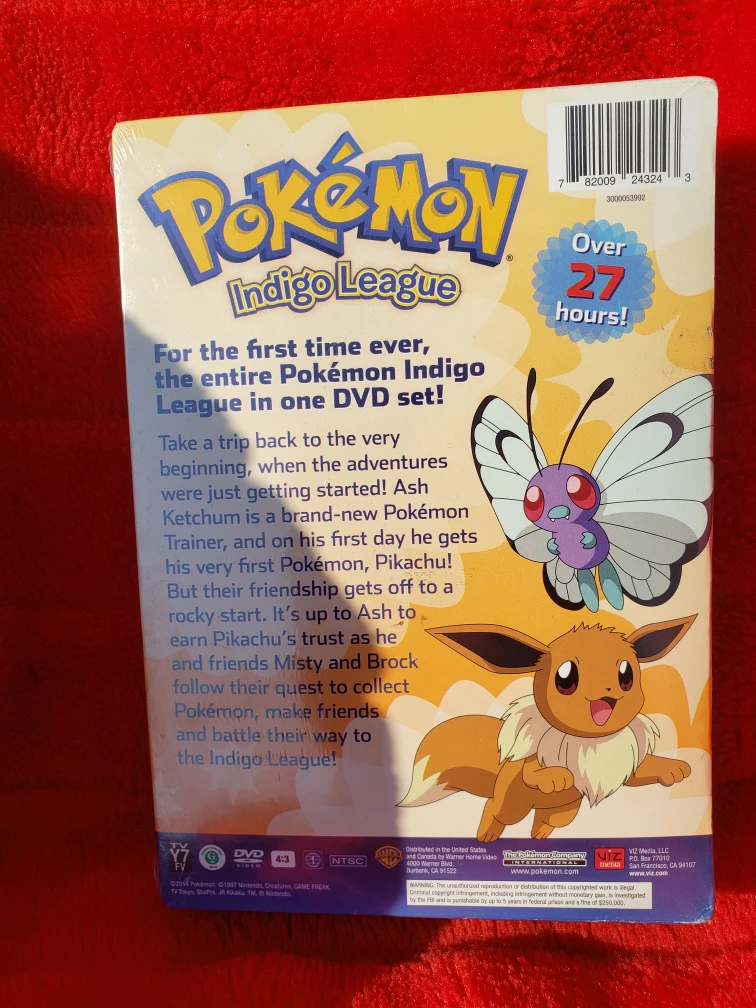 Pokemon Indigo League DVD Set