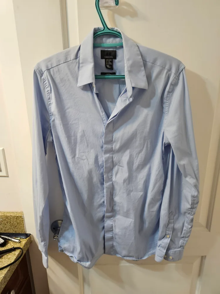 H&M Men's Long Sleeve Button Down Shirt thumbnail