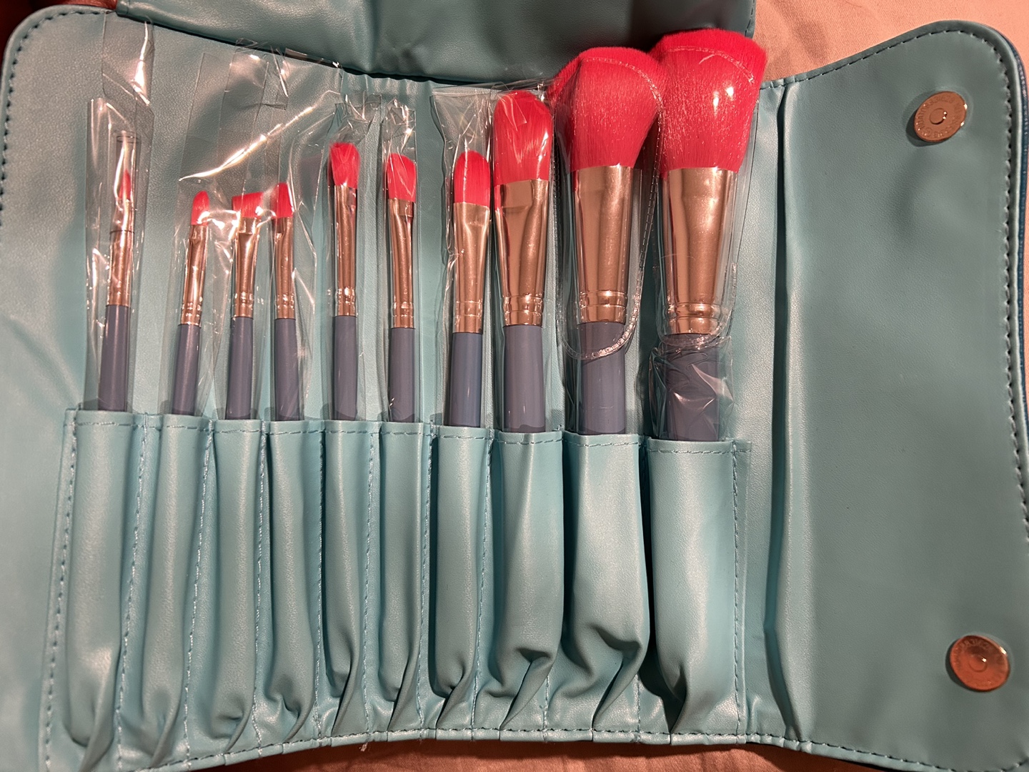 NEW MORPHE 10pc  Vegan Brush Set with Travel Clutch
