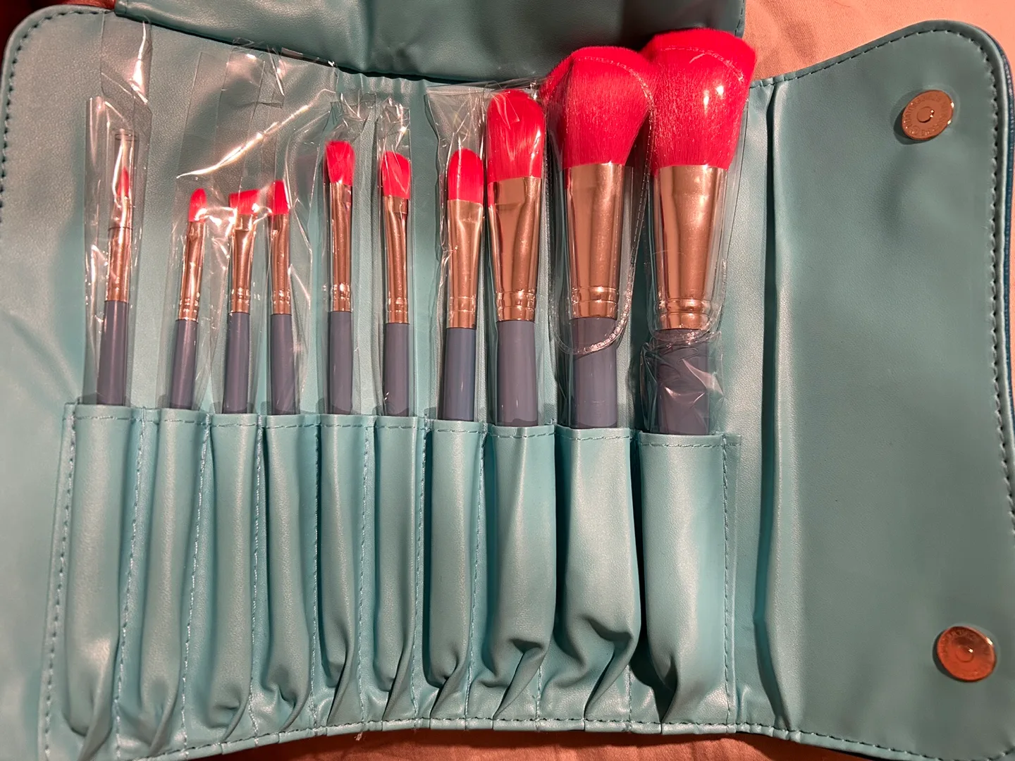 NEW MORPHE 10pc  Vegan Brush Set with Travel Clutch