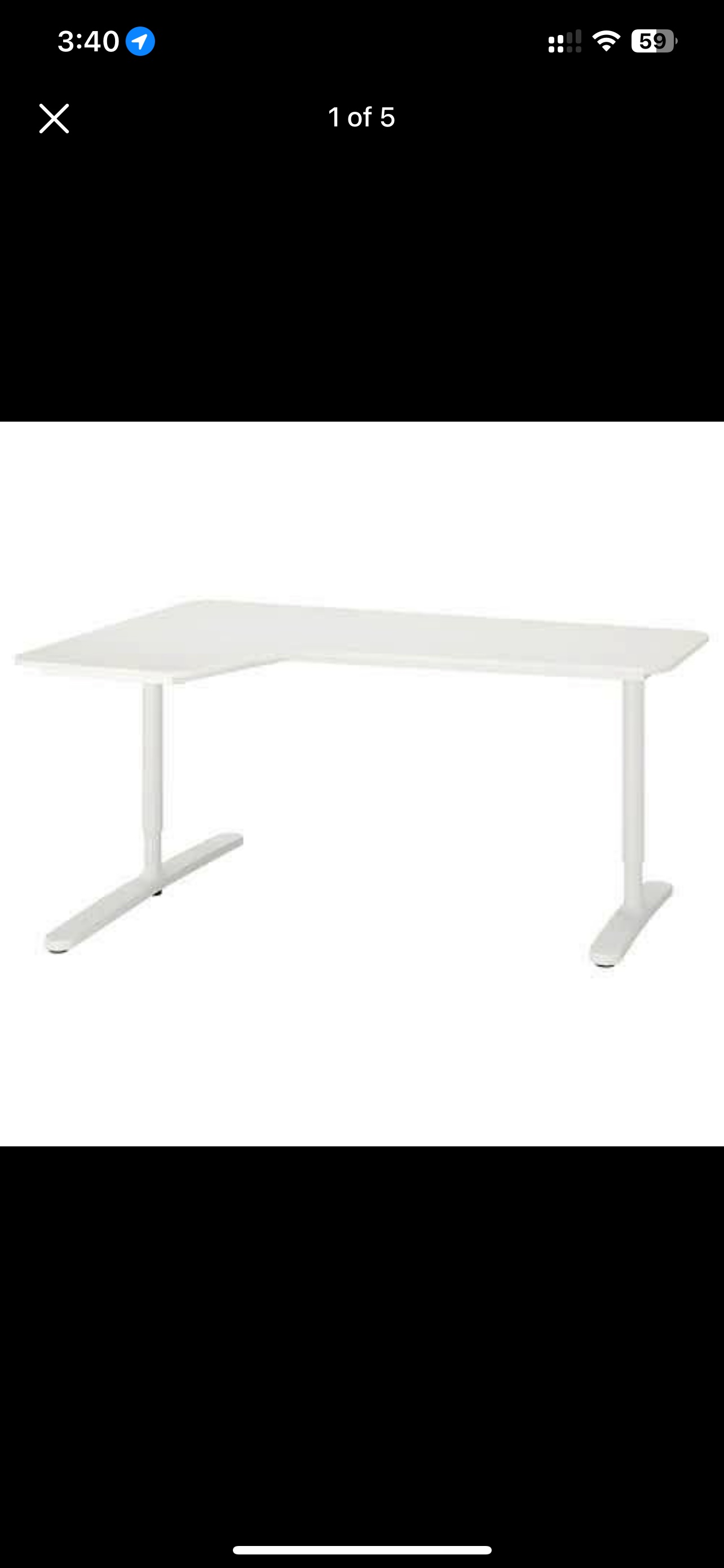 IKEA L-Shaped Desk