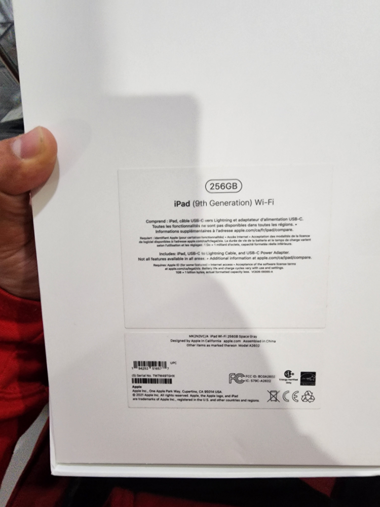 iPad 9th Generation 256GB - photo 3