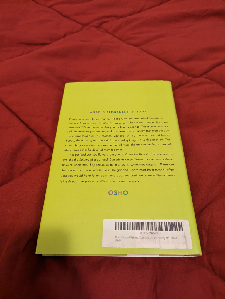 Emotional Wellness by Osho Hardcover Book - photo 2