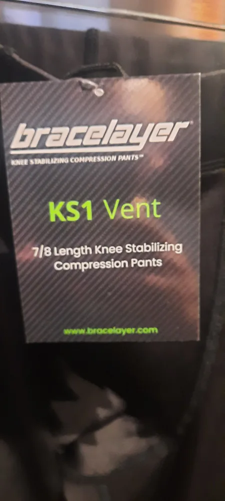 Brand New BraceLayer KS1 Vent 7/8 Length Compression Pants image indicator(3)