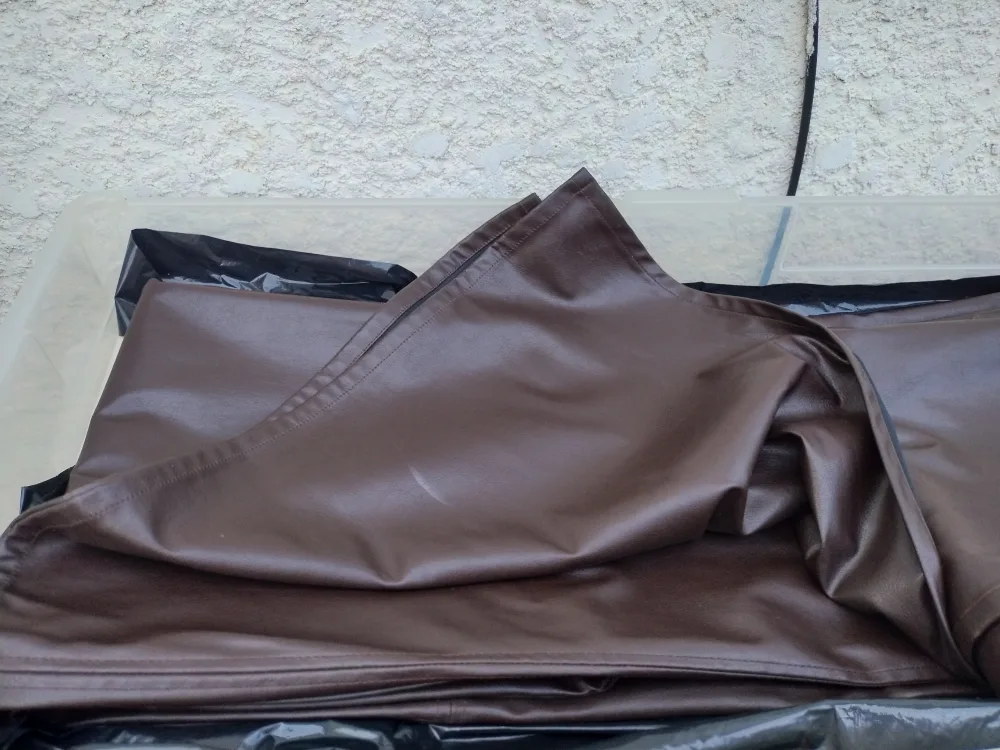 Pleather curtain panels - one set of 2 panels image indicator(6)