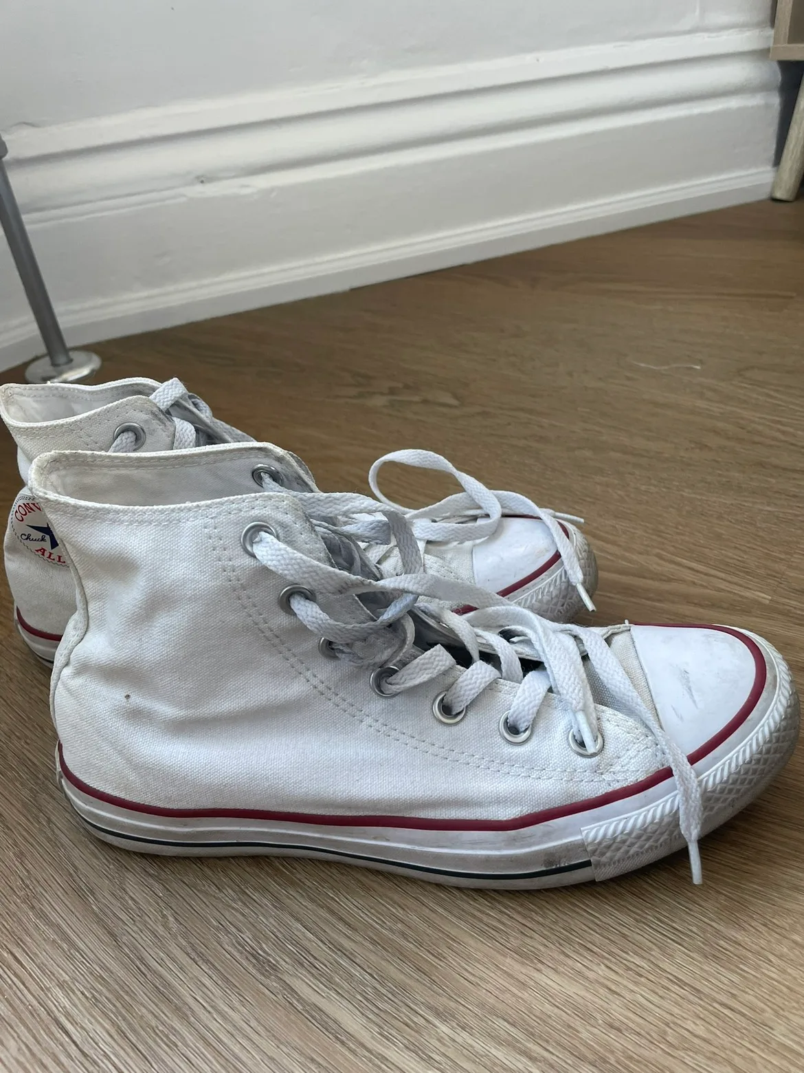 White high top converse thumbnail