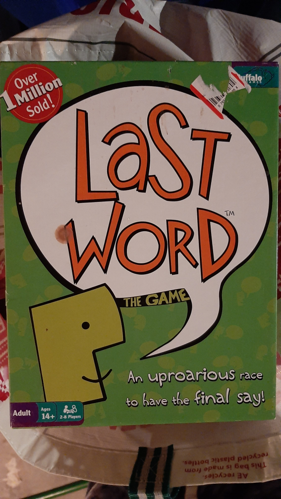 Last Word Game - Adult Party Game