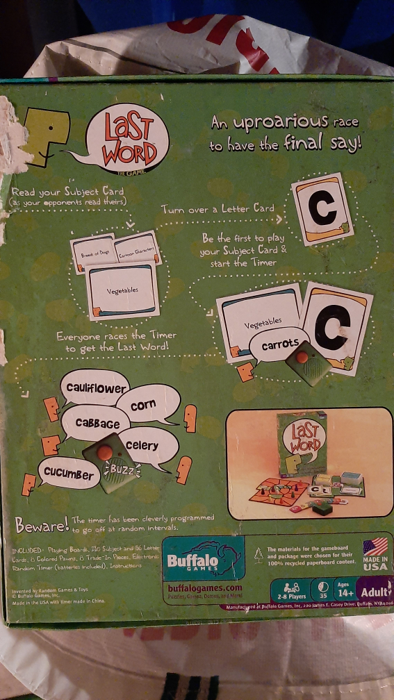 Last Word Game - Adult Party Game - photo 2