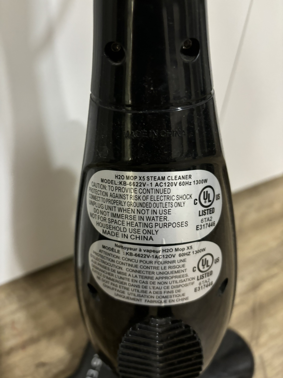 H2O Mop X5 Elite Steam Cleaner - photo 4