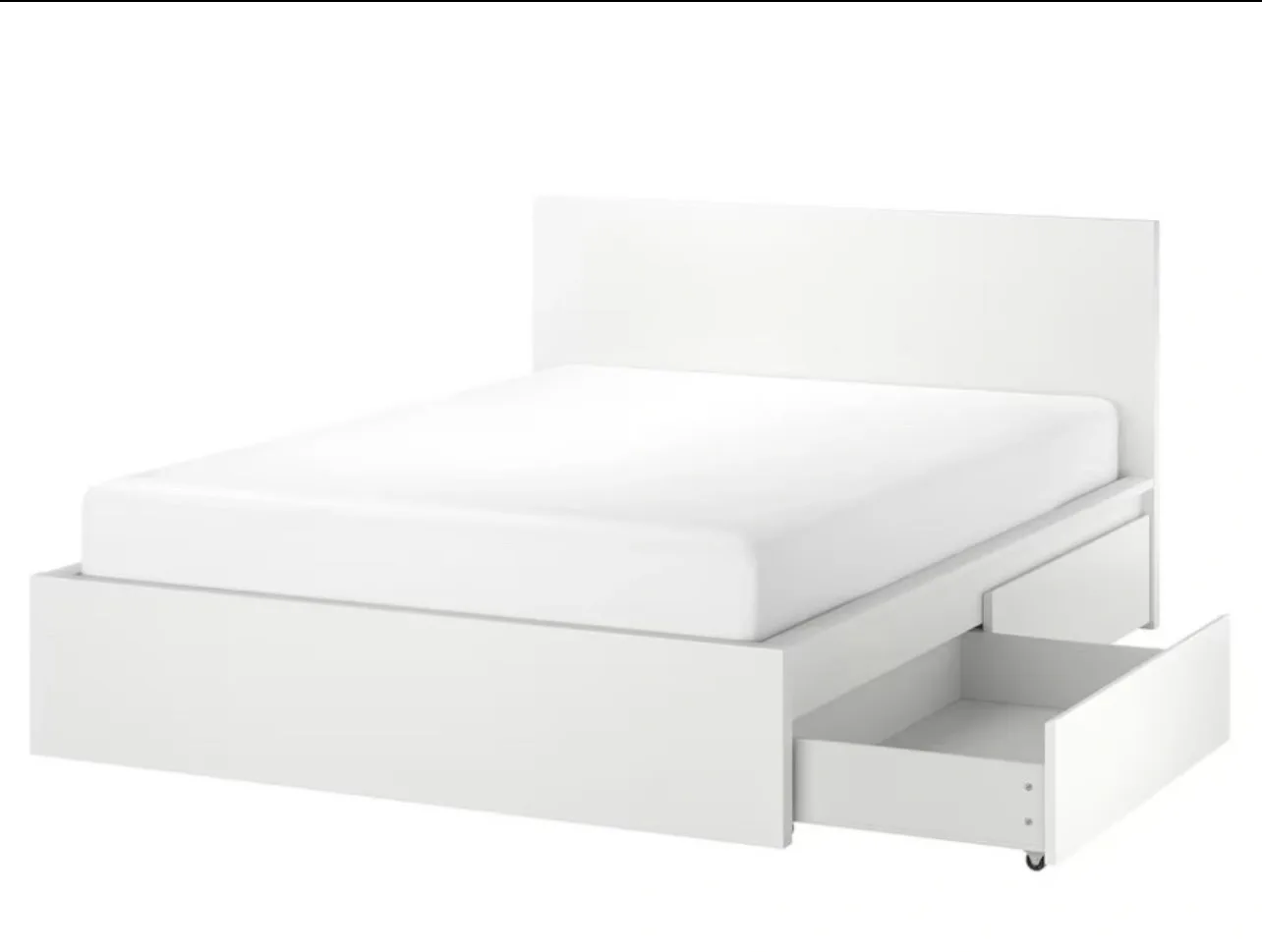 IKEA MALM Full Bed Frame with Storage Drawers thumbnail