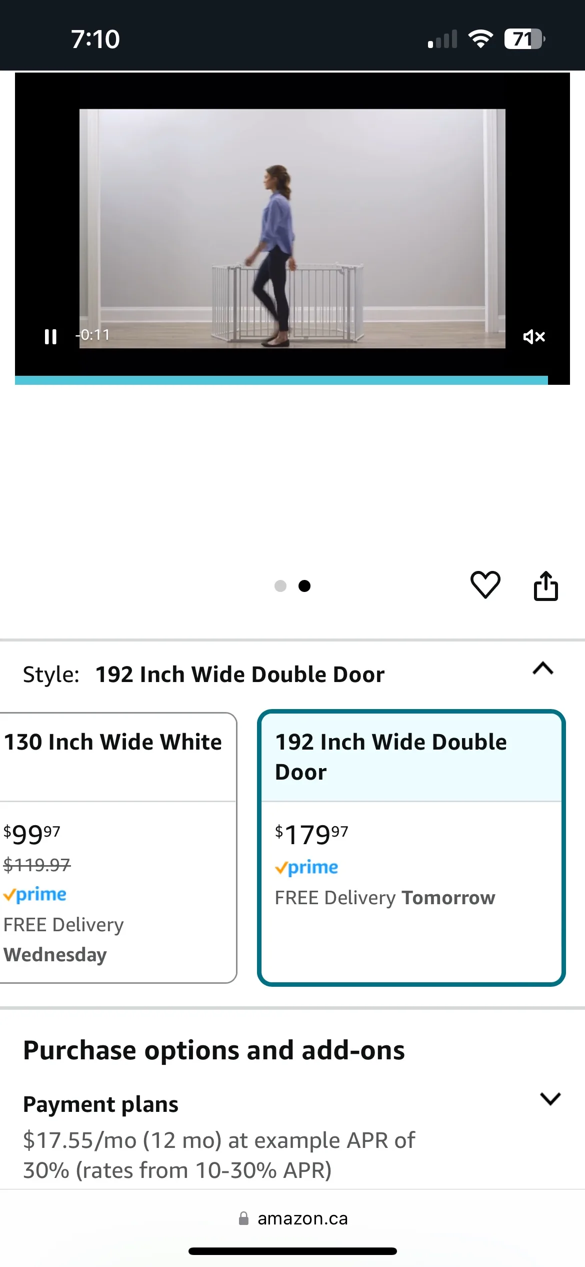 Regalo 192 inch Wide Double Door Play Yard image indicator(2)