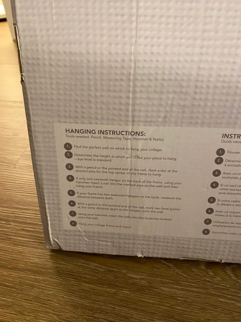 White Collage Picture Frame image indicator(4)