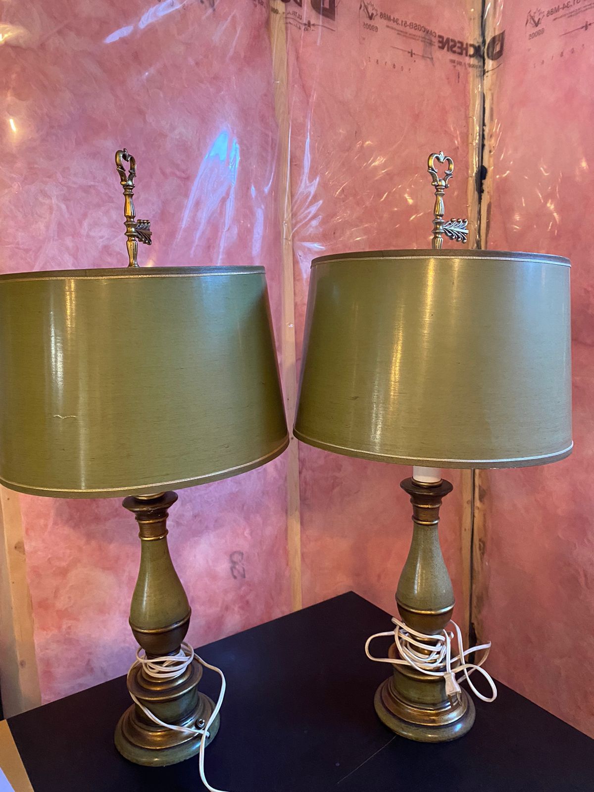 Pair of Vintage Key Shaped Lamps