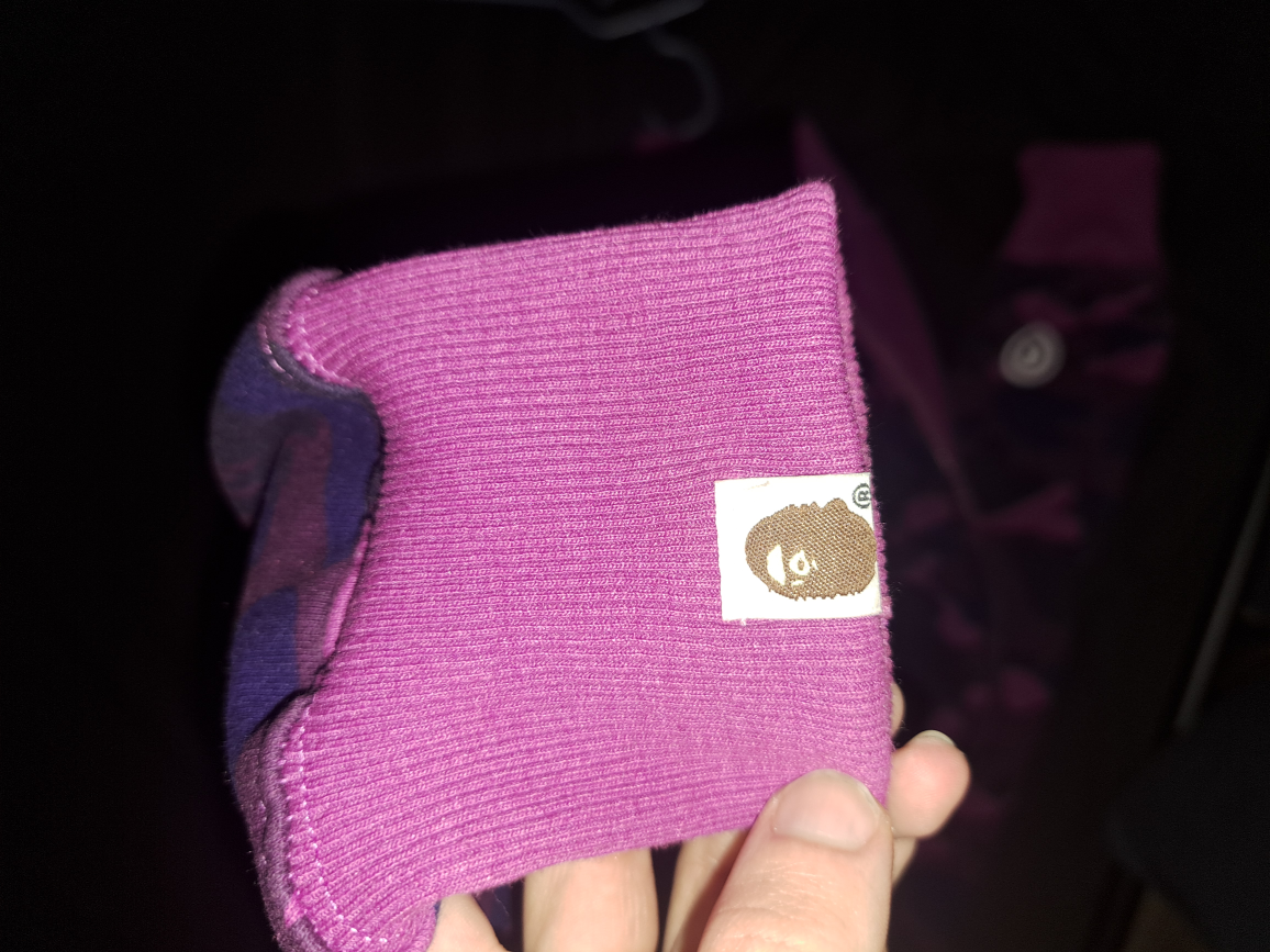 A Bathing Ape Bape Purple Camo Hoodie - photo 3