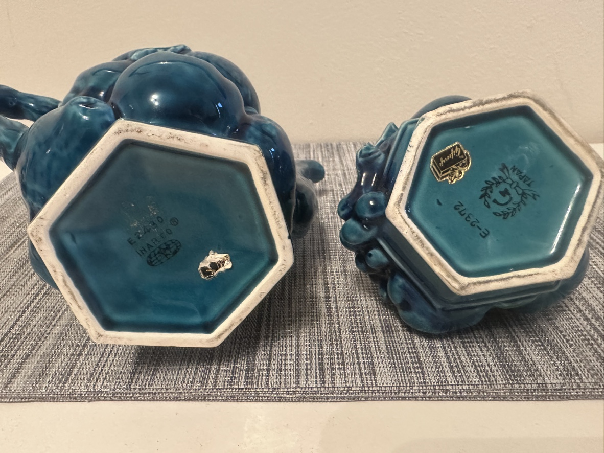 Inarco ‘Mood Indigo’ Teapot and Sugar Bowl - photo 5
