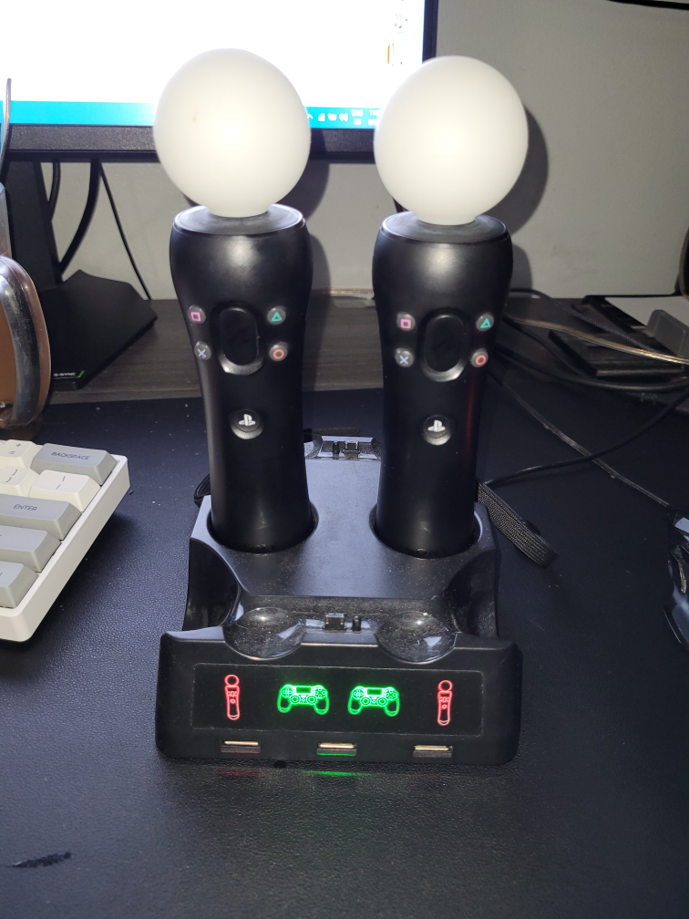 PlayStation VR Headset and Controllers - photo 2