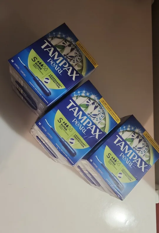 3 Boxes of Tampons thumbnail
