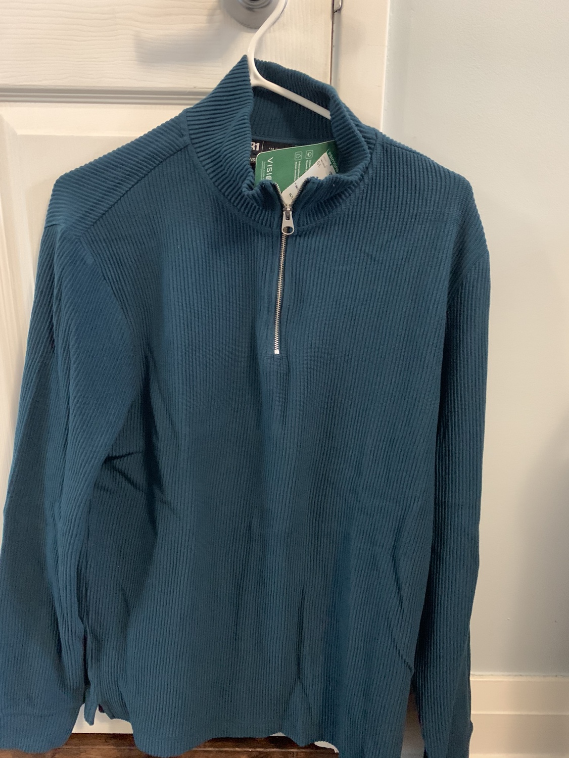 Teal 1/4 Zip Sweater - photo 2